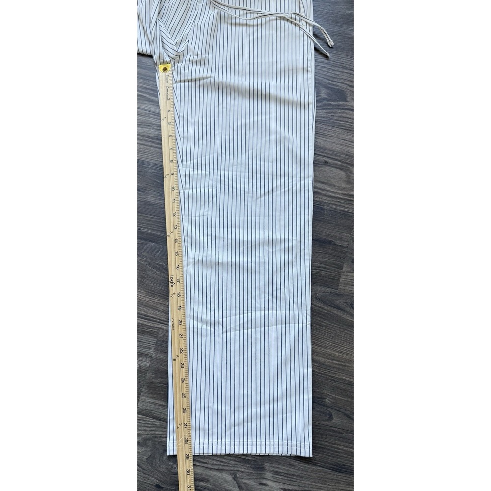 SOLD
Wide Leg PJ Pant Stripe Pockets Y2K Inspired XXS Oversized Cappuccino - Picture 4 of 11